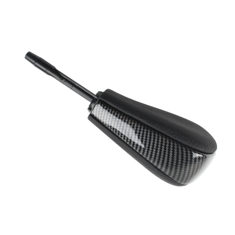 For BMW E Chassis Gear Lever Head, Universal For Left And Right Driving, Style: X1 1/3 Series Z4 Flat Head Carbon Fiber Pattern - Shift Knob by PMC Jewellery | Online Shopping South Africa | PMC Jewellery | Buy Now Pay Later Mobicred