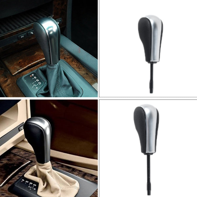 For BMW E Chassis Gear Lever Head, Universal For Left And Right Driving, Style: X1 1/3 Series Z4 Flat Head Carbon Fiber Pattern - Shift Knob by PMC Jewellery | Online Shopping South Africa | PMC Jewellery | Buy Now Pay Later Mobicred