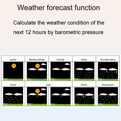 Wireless Weather Station Wind Speed Rain And Wind Direction Detection Weather Forecast Clock(Black) - Indoor Thermometer by PMC Jewellery | Online Shopping South Africa | PMC Jewellery | Buy Now Pay Later Mobicred