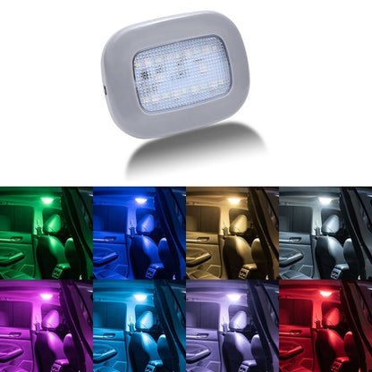 Car USB Charging Strong Magnetic Roof Reading LED Light(Grey) - Dome Lights by PMC Jewellery | Online Shopping South Africa | PMC Jewellery | Buy Now Pay Later Mobicred