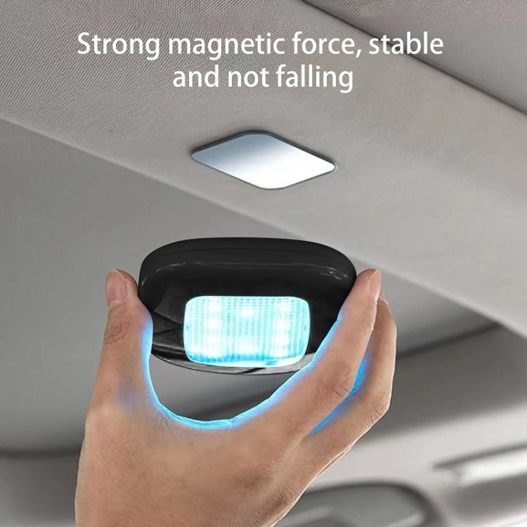 Car USB Charging Strong Magnetic Roof Reading LED Light(Black) - Dome Lights by PMC Jewellery | Online Shopping South Africa | PMC Jewellery | Buy Now Pay Later Mobicred