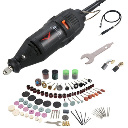 VICOVER Small Adjustable Speed Electrical Grinder Set Jade Carving Pen Polishing Tool EU Plug, Model: 147pcs Parts+Soft Shaft - Abrasive Tools & Accessories by VICOVER | Online Shopping South Africa | PMC Jewellery | Buy Now Pay Later Mobicred