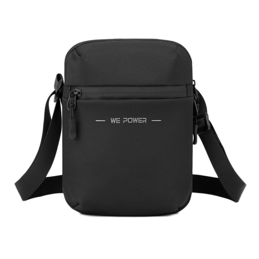 WEPOWER Men Single Shoulder Bag Simple Business Casual Crossbody Bag(Black) - Crossbody Bags by WEPOWER | Online Shopping South Africa | PMC Jewellery | Buy Now Pay Later Mobicred