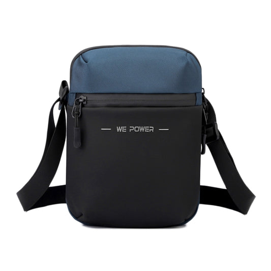 WEPOWER Men Single Shoulder Bag Simple Business Casual Crossbody Bag(Dark Blue) - Crossbody Bags by WEPOWER | Online Shopping South Africa | PMC Jewellery | Buy Now Pay Later Mobicred