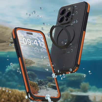 For IPhone 15 Pro Max TELESIN P4-WTP-02 IP68 Waterproof Case Dustproof Diving Magsafe Magnetic Protective Case - iPhone 15 Pro Max Cases by TELESIN | Online Shopping South Africa | PMC Jewellery | Buy Now Pay Later Mobicred