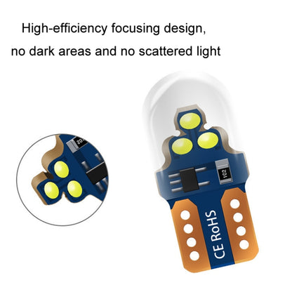 10pcs W5W Width Indicator Light Flashing LED Crystal License Plate Light(Random Color Delivery) - Clearance Lights by PMC Jewellery | Online Shopping South Africa | PMC Jewellery | Buy Now Pay Later Mobicred