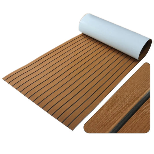 240x60x0.6cm Yacht RV Modification Imitation Teak Floor EVA Anti-slip Mat - Floor Mats by PMC Jewellery | Online Shopping South Africa | PMC Jewellery | Buy Now Pay Later Mobicred