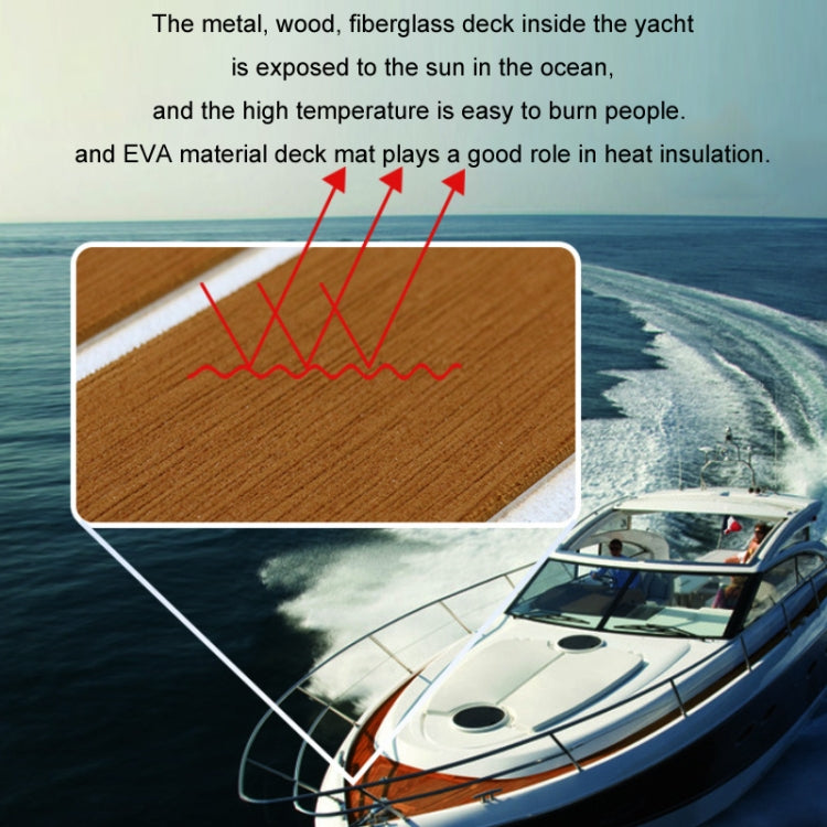 240x60x0.6cm Yacht RV Modification Imitation Teak Floor EVA Anti-slip Mat - Floor Mats by PMC Jewellery | Online Shopping South Africa | PMC Jewellery | Buy Now Pay Later Mobicred