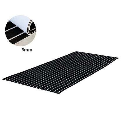 240x45x0.6cm Black White Yacht Imitation Teak Anti-Slip Deck EVA Mat - Floor Mats by PMC Jewellery | Online Shopping South Africa | PMC Jewellery | Buy Now Pay Later Mobicred