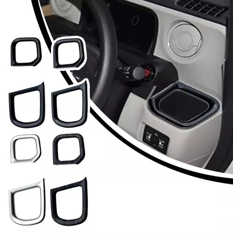 For Honda 2023 N-box JF5/JF6 Right-hand Drive Cup Holder Decorative Frame Patch(Blackwood) - Car Interior Mouldings by PMC Jewellery | Online Shopping South Africa | PMC Jewellery | Buy Now Pay Later Mobicred