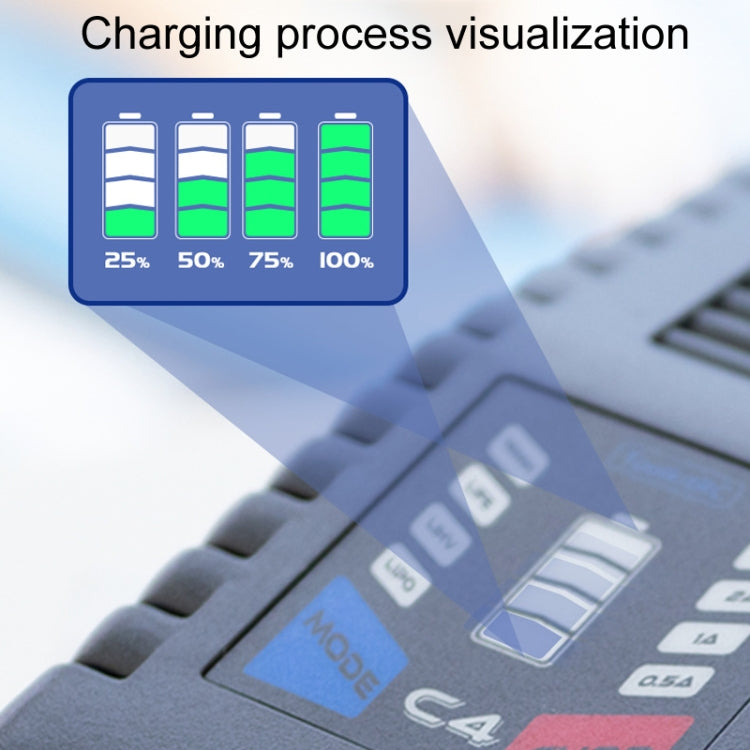 ToolkitRC C4 50W Drones Simple Li-Po Battery Balance Charger(US Plug) - Charger by ToolkitRC | Online Shopping South Africa | PMC Jewellery | Buy Now Pay Later Mobicred