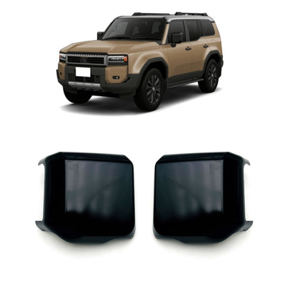 For 2024 Toyota Prado/Land Cruiser LC250 Right Hand Drive Mirror Cover(Piano Black) - Convex Mirror & Accessories by PMC Jewellery | Online Shopping South Africa | PMC Jewellery | Buy Now Pay Later Mobicred