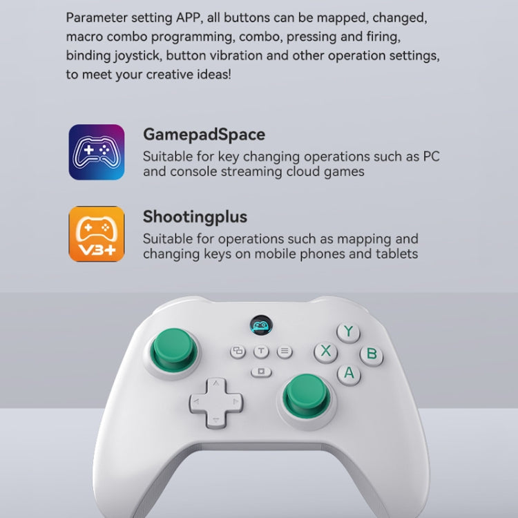 Z03 Wireless Bluetooth Game Controller For Switch / IOS / Android / PC / PS3 / PS4, Spec: Star White - Gamepads by PMC Jewellery | Online Shopping South Africa | PMC Jewellery | Buy Now Pay Later Mobicred