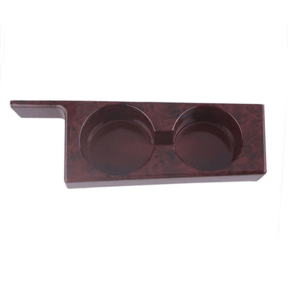 For BMW 5 Series E39/528i/530i/M5 Left-hand Drive Car Central Control Cup Holder, Color: Rosewood Color With Groove - Car Drink Holders by PMC Jewellery | Online Shopping South Africa | PMC Jewellery | Buy Now Pay Later Mobicred