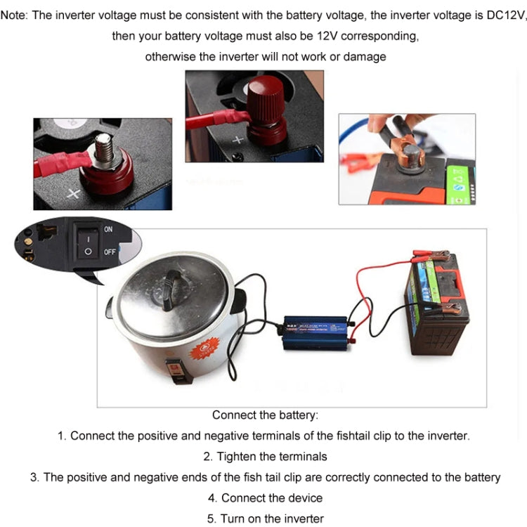 2600W/12V24V Convert To 220V Dual Voltage Modified Sine Wave Inverter - Modified Square Wave by PMC Jewellery | Online Shopping South Africa | PMC Jewellery | Buy Now Pay Later Mobicred