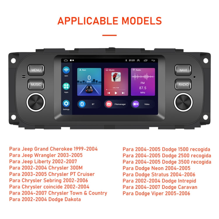 For Para Jeep Grand Cherokee 1999-2004 Carplay Android Navigation All-In-One Monitor With Large Screen(Standard) - Car MP3 & MP4 & MP5 by PMC Jewellery | Online Shopping South Africa | PMC Jewellery | Buy Now Pay Later Mobicred