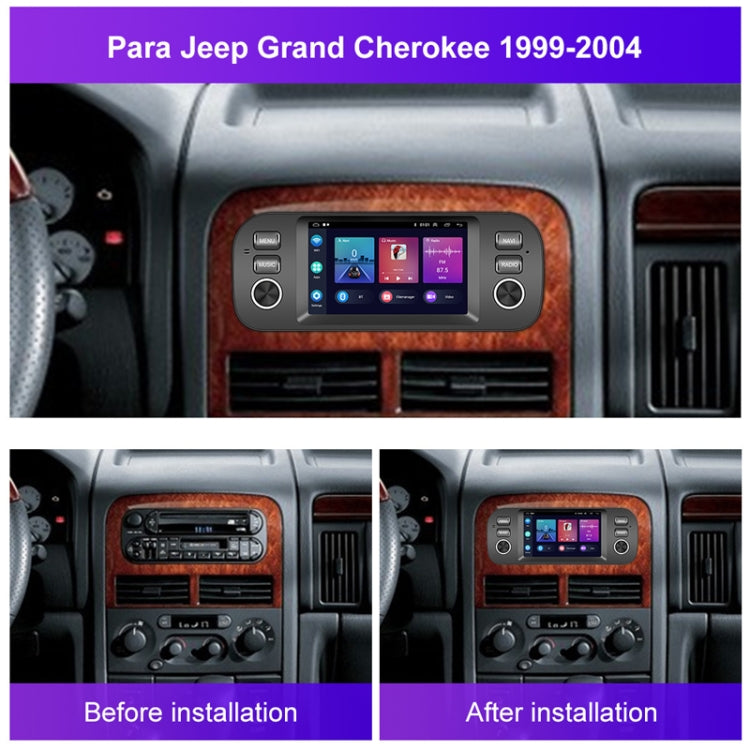 For Para Jeep Grand Cherokee 1999-2004 Carplay Android Navigation All-In-One Monitor With Large Screen(Standard) - Car MP3 & MP4 & MP5 by PMC Jewellery | Online Shopping South Africa | PMC Jewellery | Buy Now Pay Later Mobicred