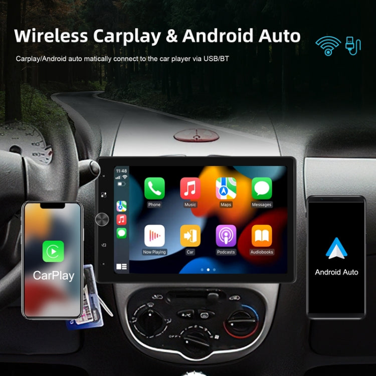 10.4 Inch MP5 Single Butt Vertical Screen Manual Rotation Android Navigation With Wireless Carplay Backup Camera(Standard) - Car MP3 & MP4 & MP5 by PMC Jewellery | Online Shopping South Africa | PMC Jewellery | Buy Now Pay Later Mobicred