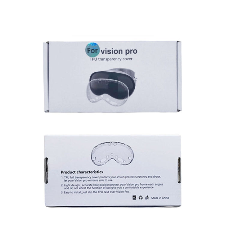 For Apple Vision Pro 4 In 1 Kit Lens Cover Battery Protection Case Accessories, Spec: B Style White Gray - VR Accessories by PMC Jewellery | Online Shopping South Africa | PMC Jewellery | Buy Now Pay Later Mobicred