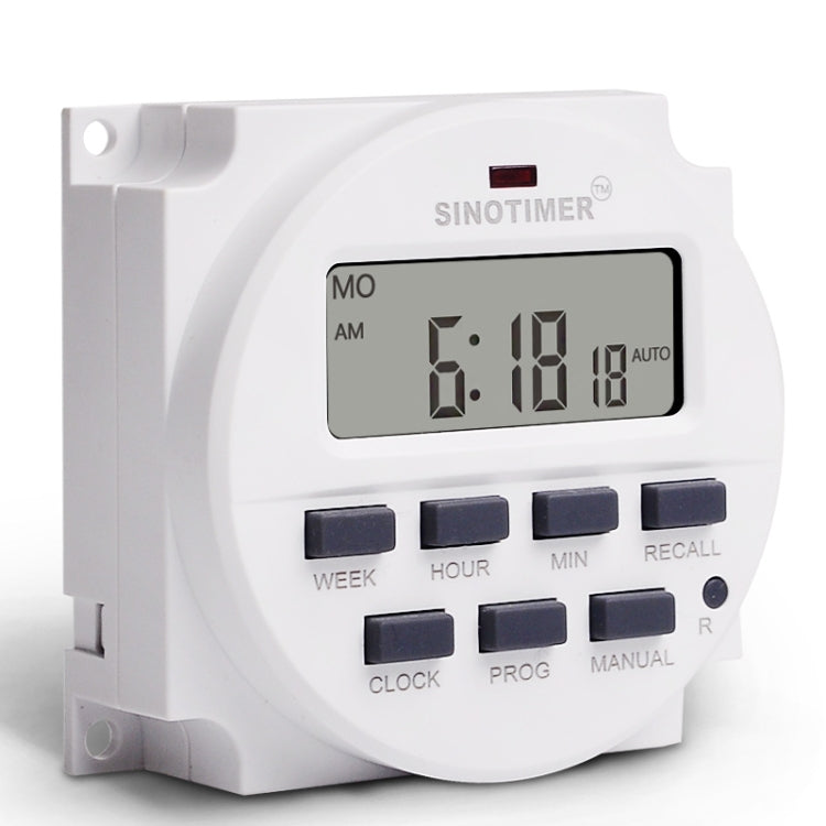 SINOTIMER TM618N-4 12V 7 Days Weekly Programmable Digital Electronic Timer Switch - Switch by SINOTIMER | Online Shopping South Africa | PMC Jewellery | Buy Now Pay Later Mobicred