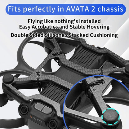 For DJI Avata 2 RCSTQ Chassis Armor Carbon Fiber Lightweight Protection Crash Bumper - Other by RCSTQ | Online Shopping South Africa | PMC Jewellery | Buy Now Pay Later Mobicred