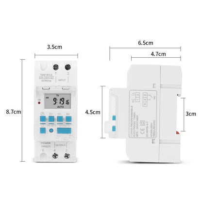 SINOTIMER TM919H-4 12V 16A DIN Rail 4 Pins Voltage Output Digital Switch Timer Automatic Cycle Timing Controller - Switch by SINOTIMER | Online Shopping South Africa | PMC Jewellery | Buy Now Pay Later Mobicred