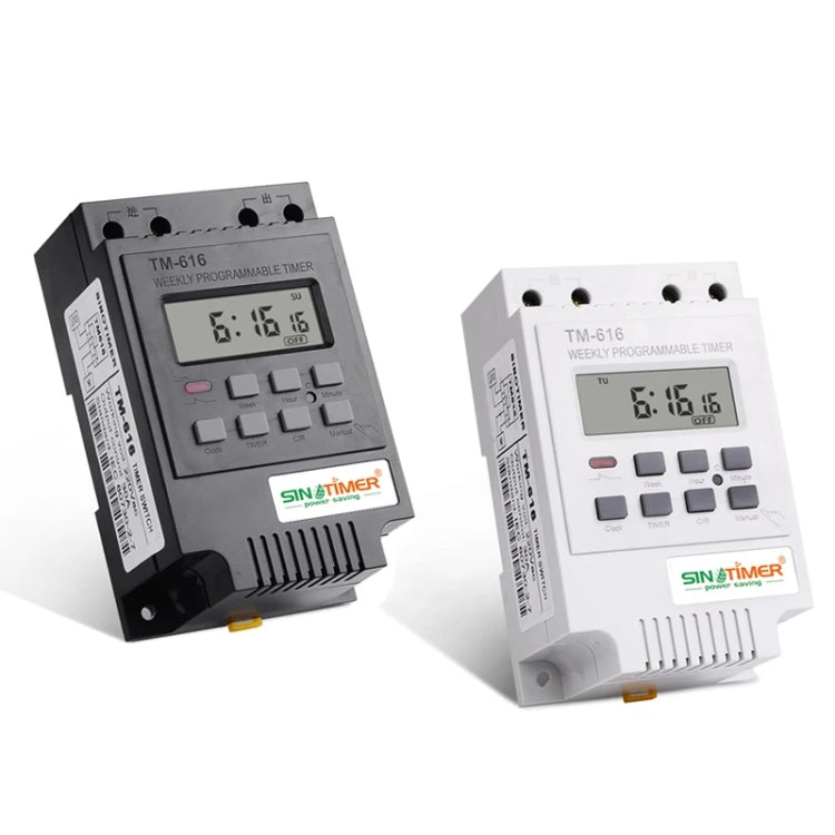 SINOTIMER TM616B-1 110V 30A Weekly Programmable Digital Timer Switch Relay Control - Switch by SINOTIMER | Online Shopping South Africa | PMC TechLife | Buy Now Pay Later Mobicred