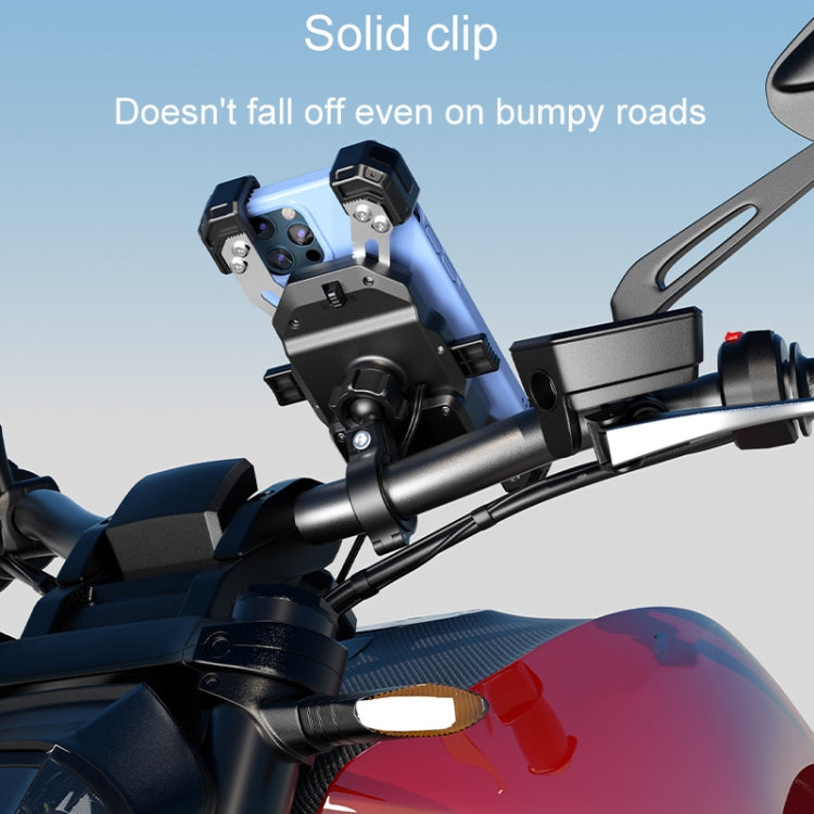 Kewig Motorcycle Navigation Phone Holder Outdoor Riding Charging Bracket, Model: M11-G2-A3 - Holder by Kewig | Online Shopping South Africa | PMC Jewellery | Buy Now Pay Later Mobicred