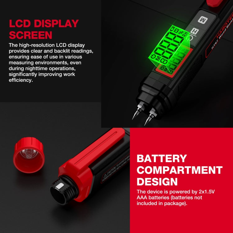 HABOTEST Wood Moisture Content Rapid Tester - PH & Moisture Meter by HABOTEST | Online Shopping South Africa | PMC Jewellery | Buy Now Pay Later Mobicred