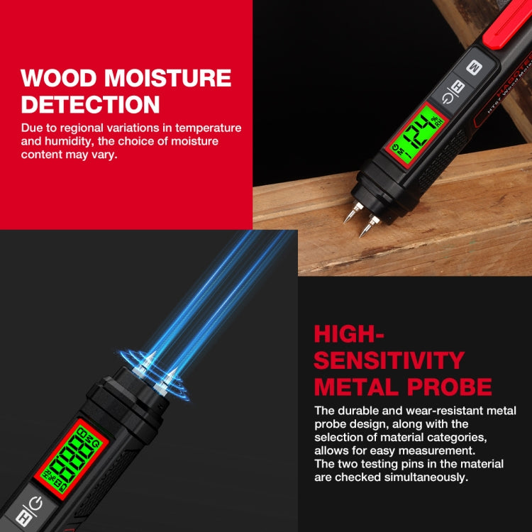 HABOTEST Wood Moisture Content Rapid Tester - PH & Moisture Meter by HABOTEST | Online Shopping South Africa | PMC TechLife | Buy Now Pay Later Mobicred