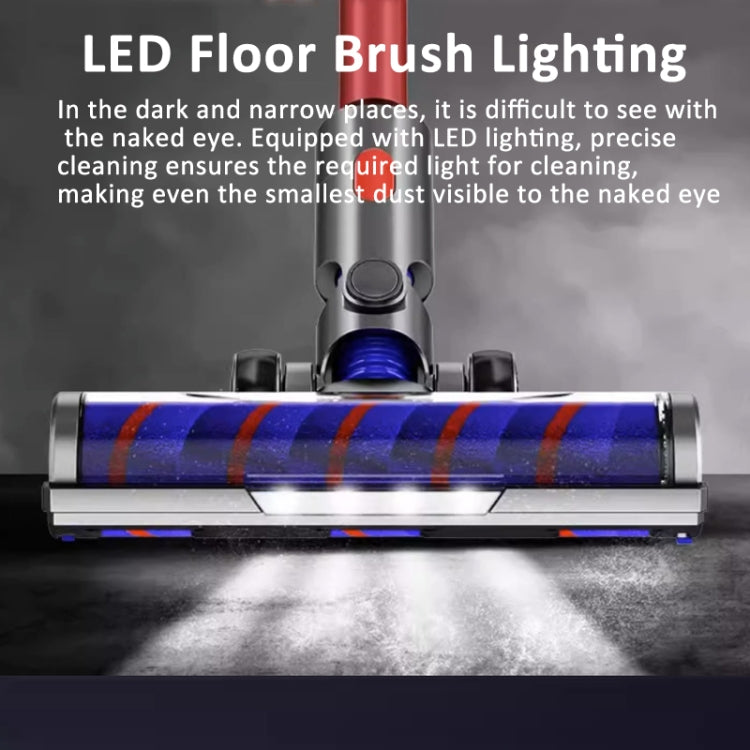 For Dyson V6 Vacuum Cleaner Soft Velvet Floor Brush Head with LED Lighting Independent Motor - For Dyson Accessories by PMC Jewellery | Online Shopping South Africa | PMC Jewellery | Buy Now Pay Later Mobicred