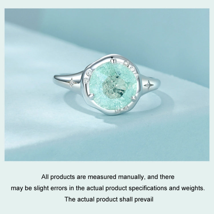 S925 Sterling Silver Platinum Plated Clear Dreamy Ice Zircon Ring(No.6) - Rings by PMC Jewellery | Online Shopping South Africa | PMC Jewellery | Buy Now Pay Later Mobicred