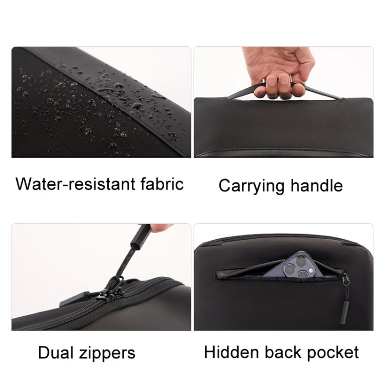 Cwatcun D123 Medium Multifunctional Photography Storage Pack Data Camera Digital Bag(Black) - Strap Satchel by PMC TechLife | Online Shopping South Africa | PMC TechLife | Buy Now Pay Later Mobicred