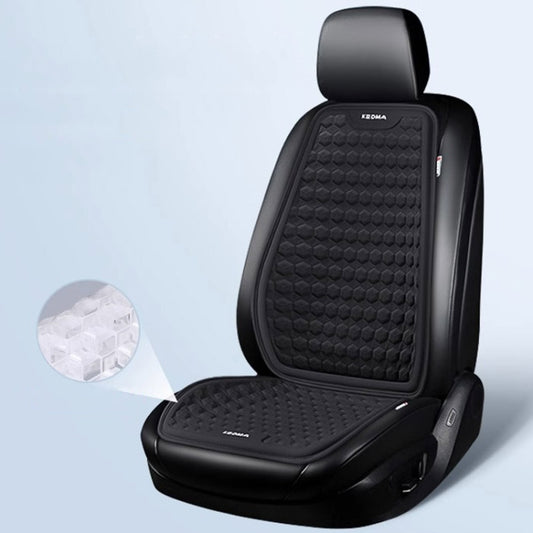 HELLOLEIBOO Car Gel Ice Cushion Four Seasons Universal Breathable Seat Cushion, Color: Cushion+Backrest Double Layer Black - Seat Accessories by HELLOLEIBOO | Online Shopping South Africa | PMC Jewellery | Buy Now Pay Later Mobicred