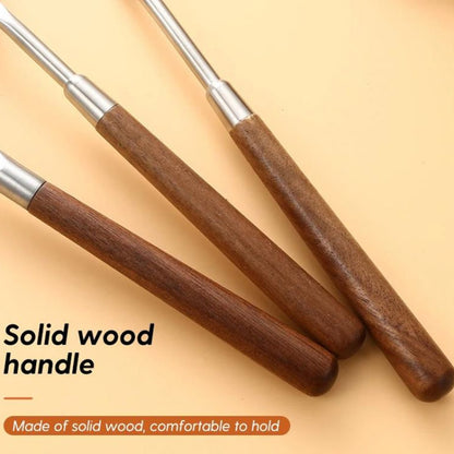 304 Stainless Steel Walnut Handle Cooking Tools Home Restaurant Kitchen Gadgets, Style: Cake Knife - Cooking Tools by PMC Jewellery | Online Shopping South Africa | PMC Jewellery | Buy Now Pay Later Mobicred