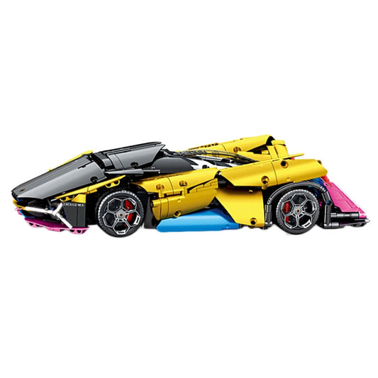 SEMBO 701924 1:14 Sports Racing Car Model Building Blocks Puzzle Assembly Children Toy - Building Blocks by SEMBO | Online Shopping South Africa | PMC Jewellery | Buy Now Pay Later Mobicred