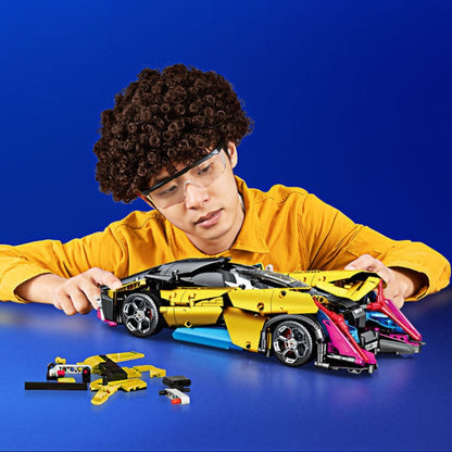 SEMBO 8602 1:14 Sports Racing Car Model Building Blocks Puzzle Assembly Children Toy - Building Blocks by SEMBO | Online Shopping South Africa | PMC Jewellery | Buy Now Pay Later Mobicred