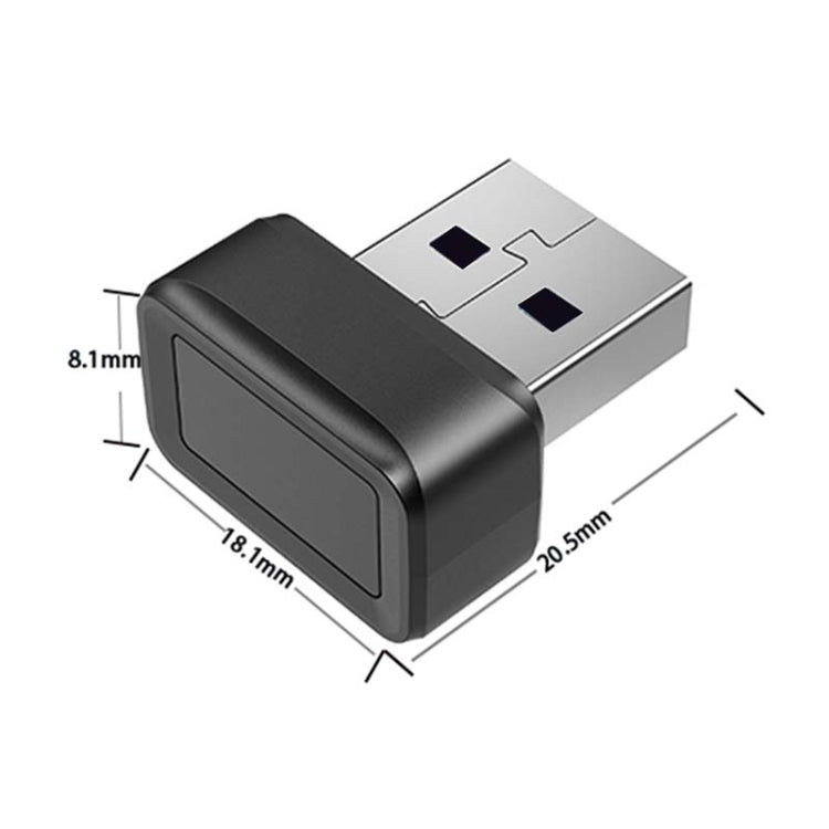 Windows Hello Fingerprint Reader Security Key for Windows 10 / 11(Silver) - Gadget by PMC Jewellery | Online Shopping South Africa | PMC Jewellery | Buy Now Pay Later Mobicred