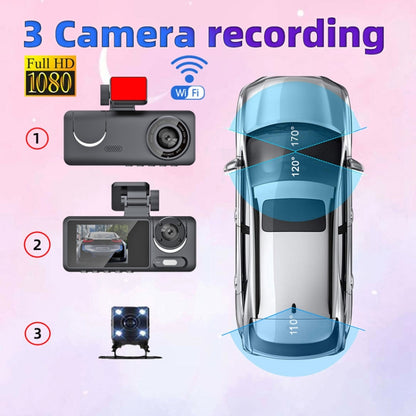 High-Definition Night Vision Driving Recorder, Model: Dual Recording No WIFI - Car DVRs by PMC Jewellery | Online Shopping South Africa | PMC Jewellery | Buy Now Pay Later Mobicred