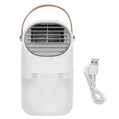 F3 USB Plug-In Desktop Mini Portable Humidification Spray Cooling Air Conditioning Fan(White) - Electric Fans by PMC Jewellery | Online Shopping South Africa | PMC Jewellery | Buy Now Pay Later Mobicred