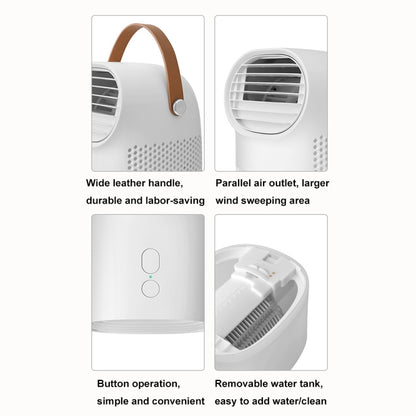 F3 USB Plug-In Desktop Mini Portable Humidification Spray Cooling Air Conditioning Fan(White) - Electric Fans by PMC Jewellery | Online Shopping South Africa | PMC Jewellery | Buy Now Pay Later Mobicred