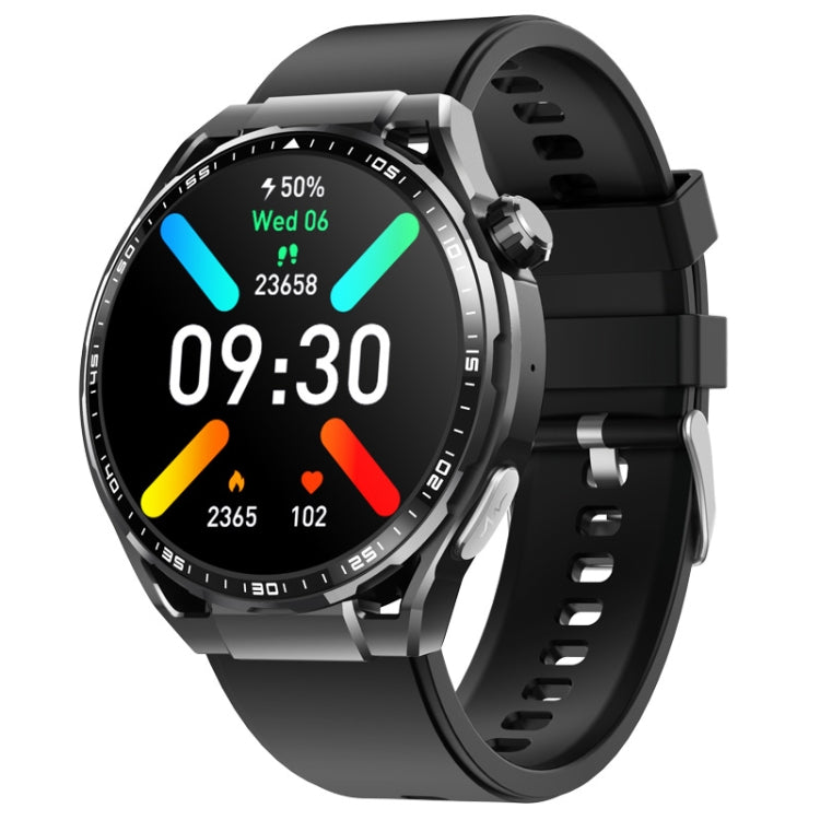 F200 Smart Health Watch ECG Electrocardiogram Blood Sugar Monitoring 1.55 Inch Round Screen, Color: Black Silicone - Smart Watches by PMC Jewellery | Online Shopping South Africa | PMC Jewellery | Buy Now Pay Later Mobicred