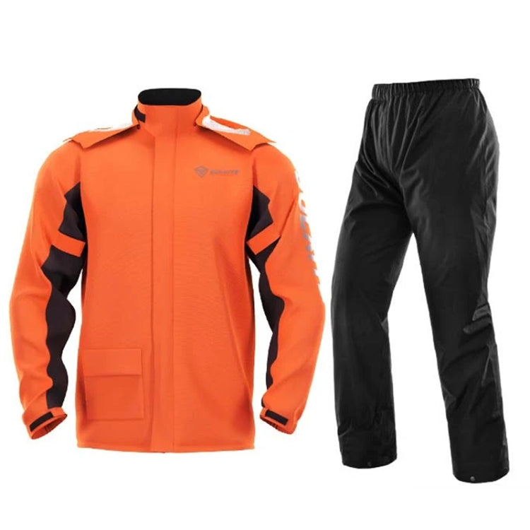 SULAITE Outdoor Motorcycle Riding Full Body Split Raincoat Suit, Size: M(Orange) - Raincoat by SULAITE | Online Shopping South Africa | PMC Jewellery | Buy Now Pay Later Mobicred