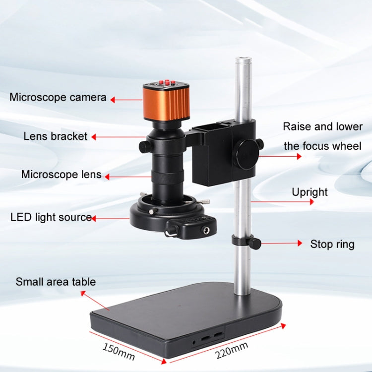 Measuring Electron Microscope Industrial Camera, Specifications: 30 Frames 16 Megapixel Dual Interface With Measurement - Digital Microscope by PMC Jewellery | Online Shopping South Africa | PMC Jewellery | Buy Now Pay Later Mobicred