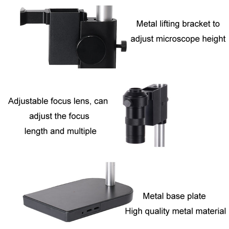 Measuring Electron Microscope Industrial Camera, Specifications: 60 Frames 14 Megapixel Dual Interface With Measurement - Digital Microscope by PMC Jewellery | Online Shopping South Africa | PMC Jewellery | Buy Now Pay Later Mobicred