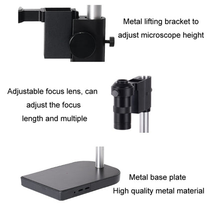 Measuring Electron Microscope Industrial Camera, Specifications: 60 Frames 48 Megapixel Dual Interface With Measurement - Digital Microscope by PMC Jewellery | Online Shopping South Africa | PMC Jewellery | Buy Now Pay Later Mobicred