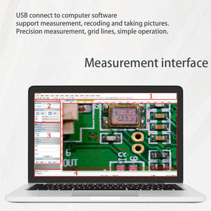 Measuring Electron Microscope Industrial Camera, Specifications: 16 Megapixel Single Interface Not Measurable - Digital Microscope by PMC Jewellery | Online Shopping South Africa | PMC Jewellery | Buy Now Pay Later Mobicred