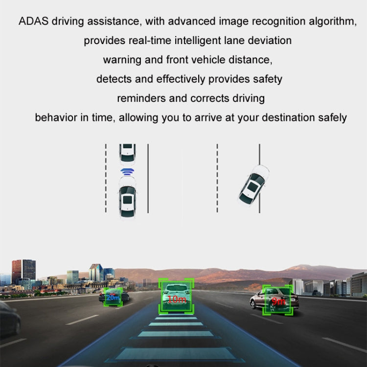 Android ADAS HD Night Vision 1080P USB Driving Recorder, Model: Single Lens WIFI Version(16G Memory Card) - Car DVRs by PMC Jewellery | Online Shopping South Africa | PMC Jewellery | Buy Now Pay Later Mobicred