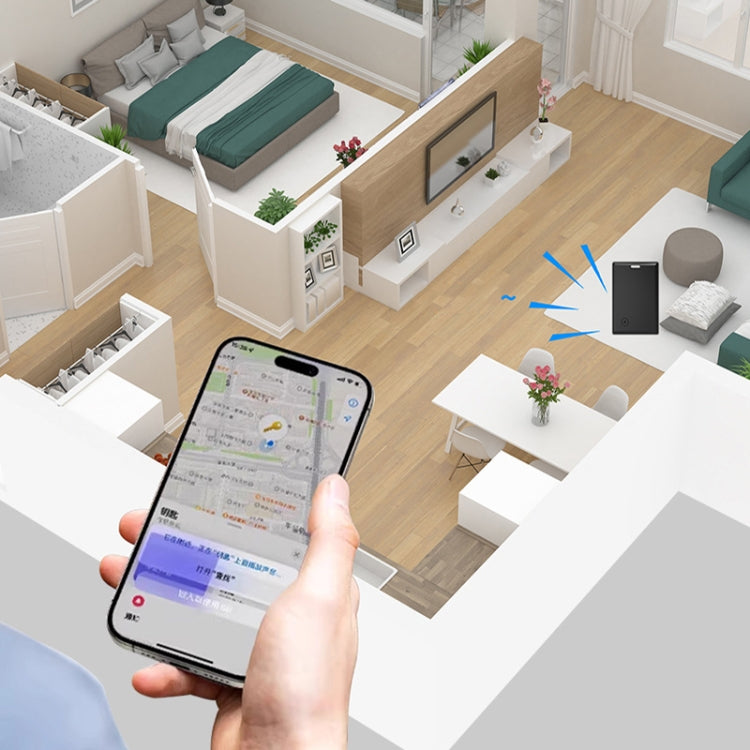 For Apple Series S11 Card-Type Positioning Smart Anti-Lost Device Locator - Pet Tracker by PMC TechLife | Online Shopping South Africa | PMC TechLife | Buy Now Pay Later Mobicred
