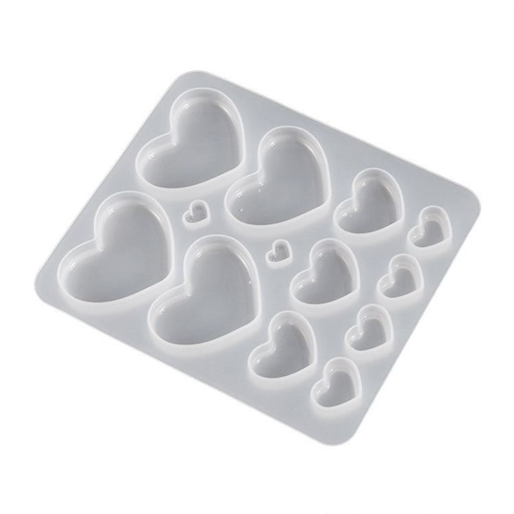 DIY Epoxy Resin Three-Dimensional Geometric Pendant Earring Silicone Mold, Spec: Heart - free shipping - PMc TechLife - Order now!